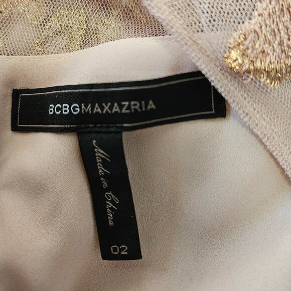 BCBGMAXAZRIA Eugene Butterfly-Embroidered Dress Size 2 - Picture 11 of 16